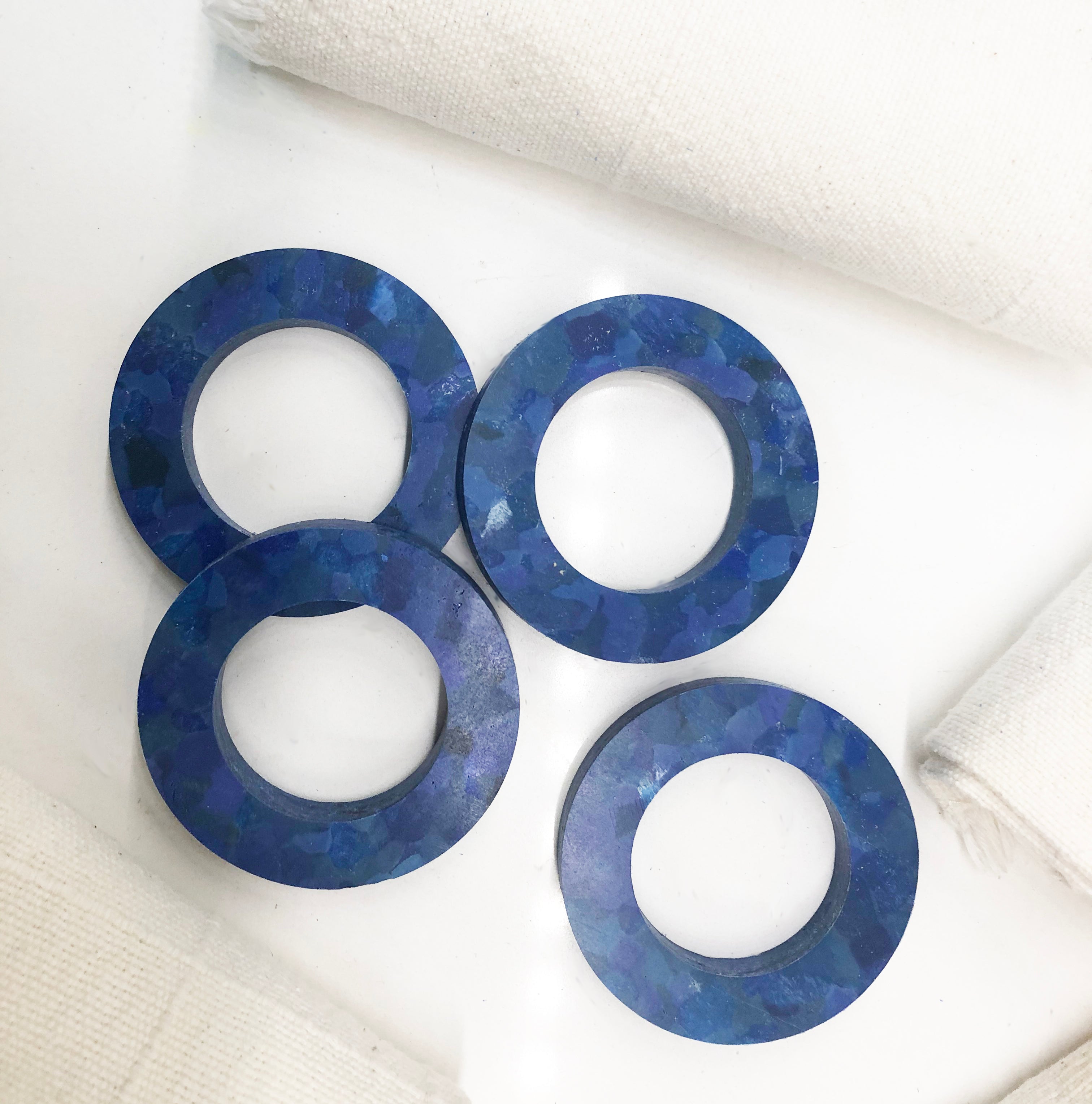 Limited Edition Round Napkin Rings - Set of 4